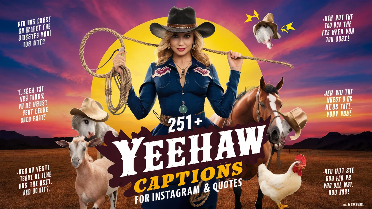 Yeehaw Captions For Instagram & Quotes