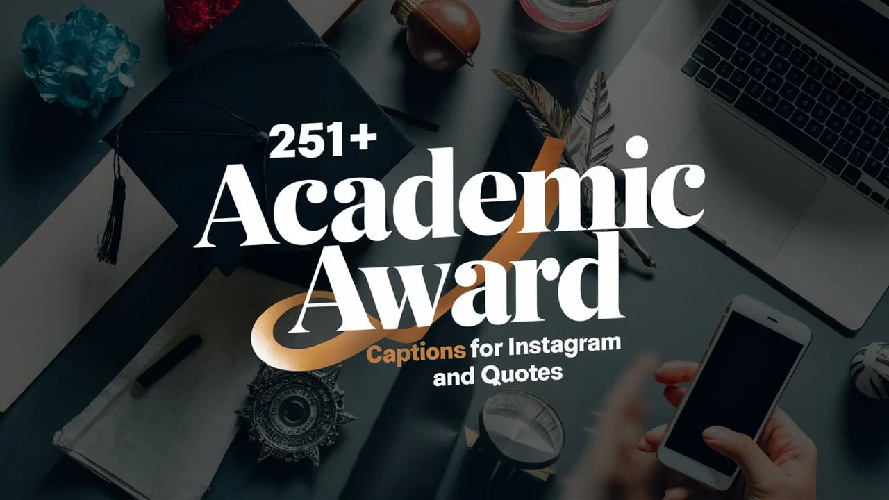 Academic Award Captions for Instagram And Quotes