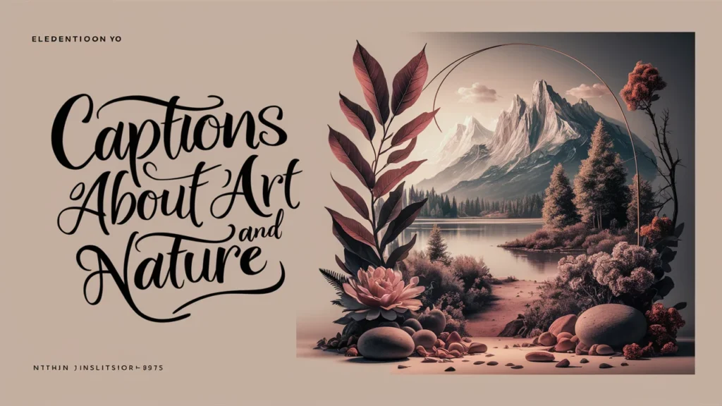 Captions About Art and Nature