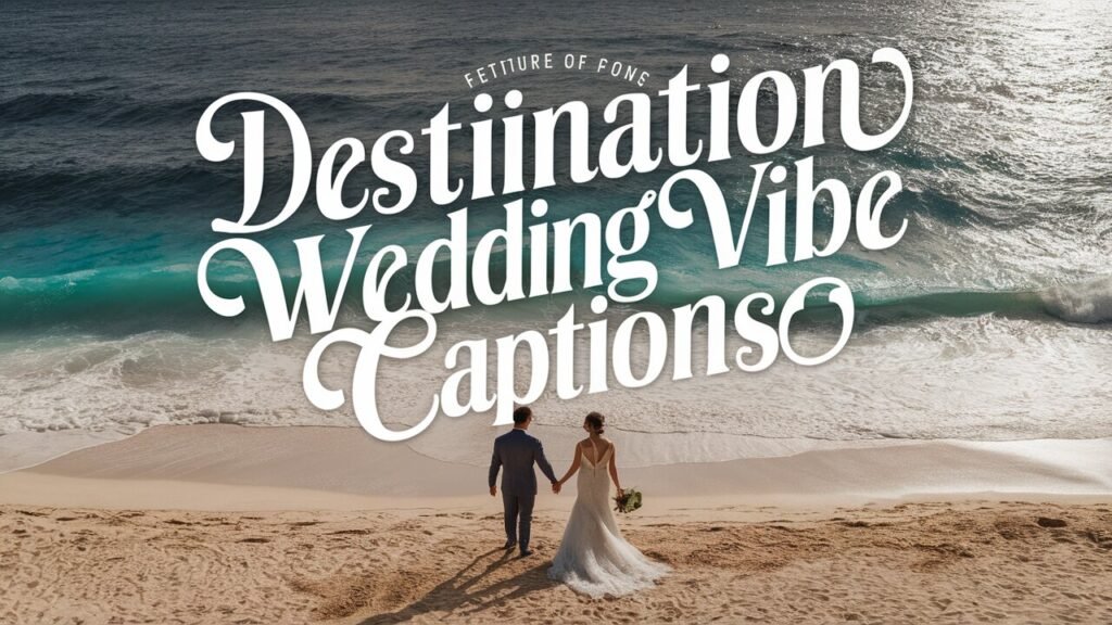 Destination Wedding Vibe Captions