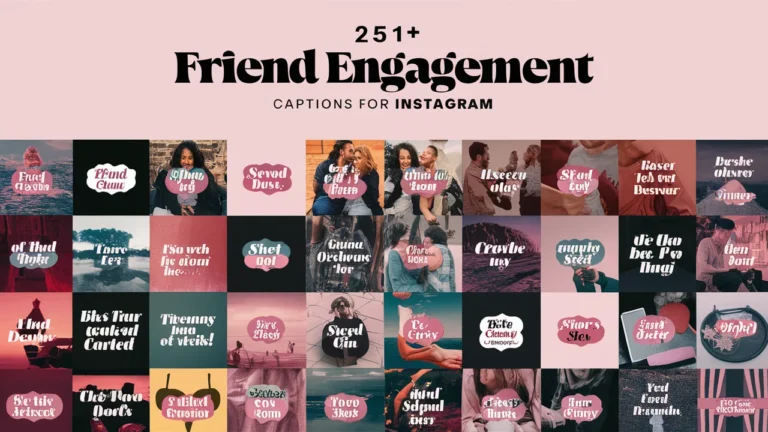 Friend Engagement Captions For Instagram