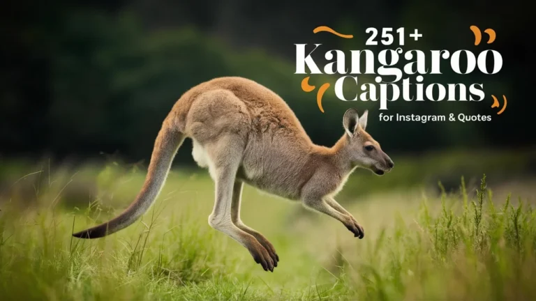 Kangaroo Captions For Instagram & Quotes