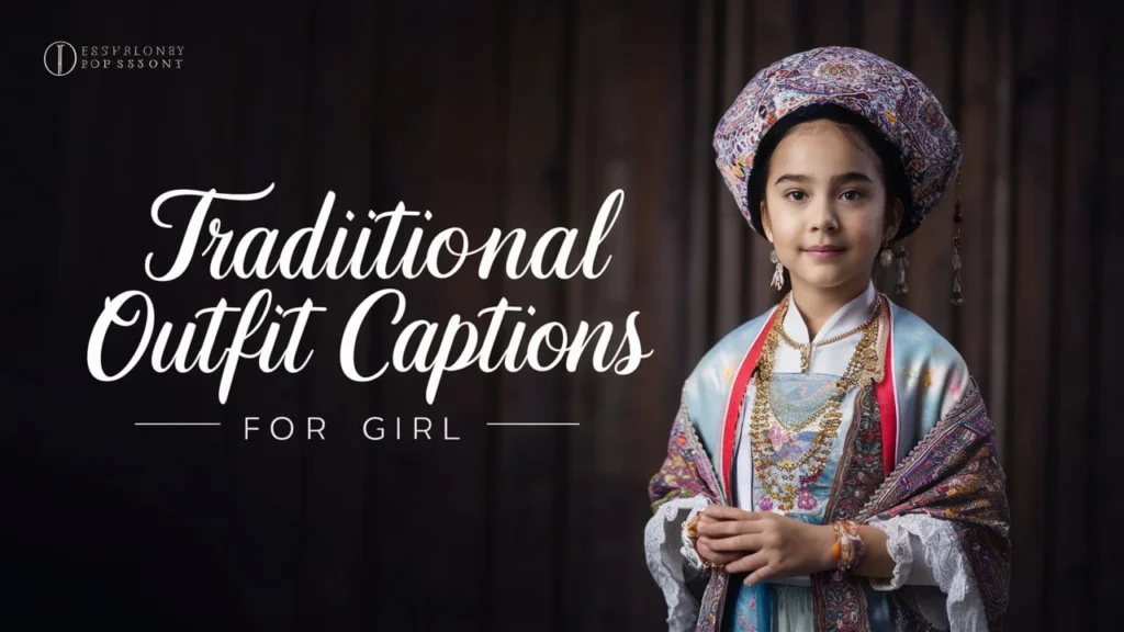 Traditional Outfit Captions for Girl