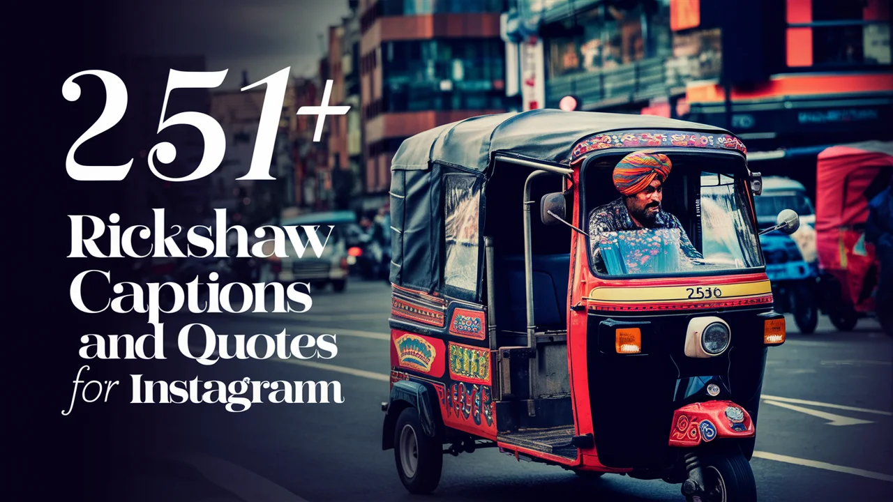 Auto Rickshaw Captions and Quotes for Instagram