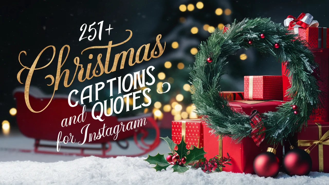 Christmas Captions and Quotes for Instagram