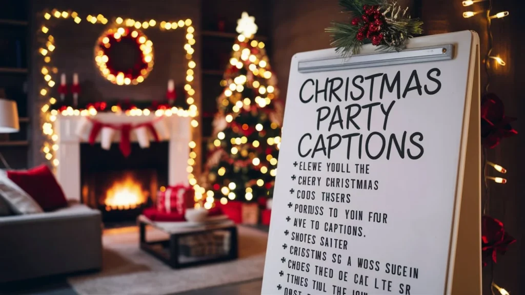 Christmas Party Captions