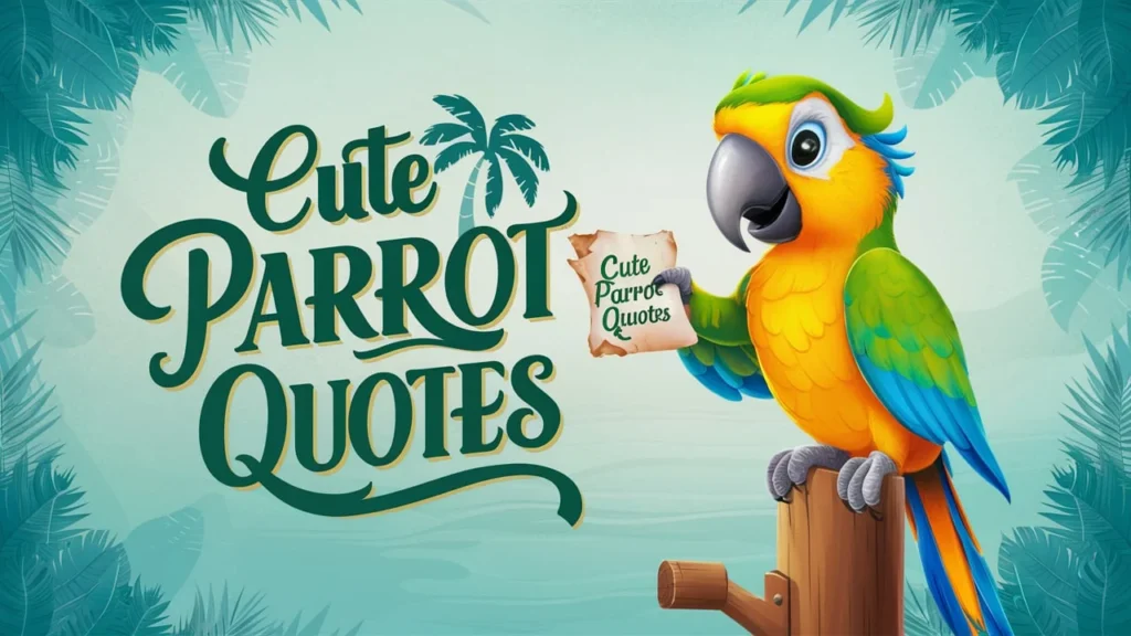 Cute Parrot Quotes