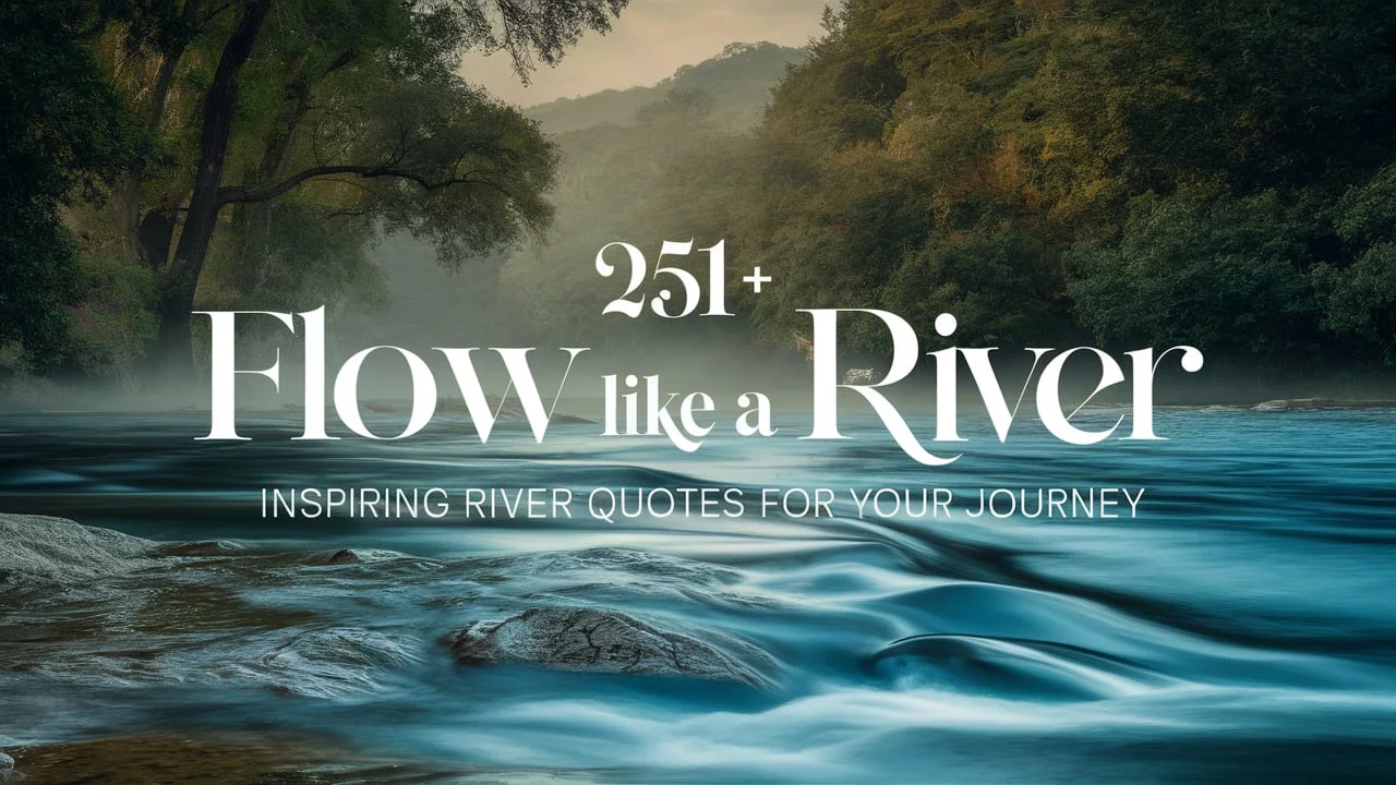 Inspiring River Quotes for Your Journey