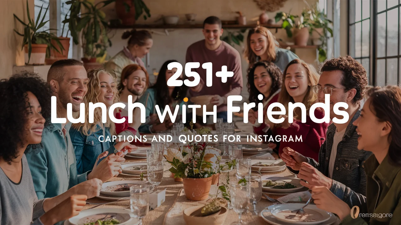 Lunch With Friends Captions and Quotes for Instagram